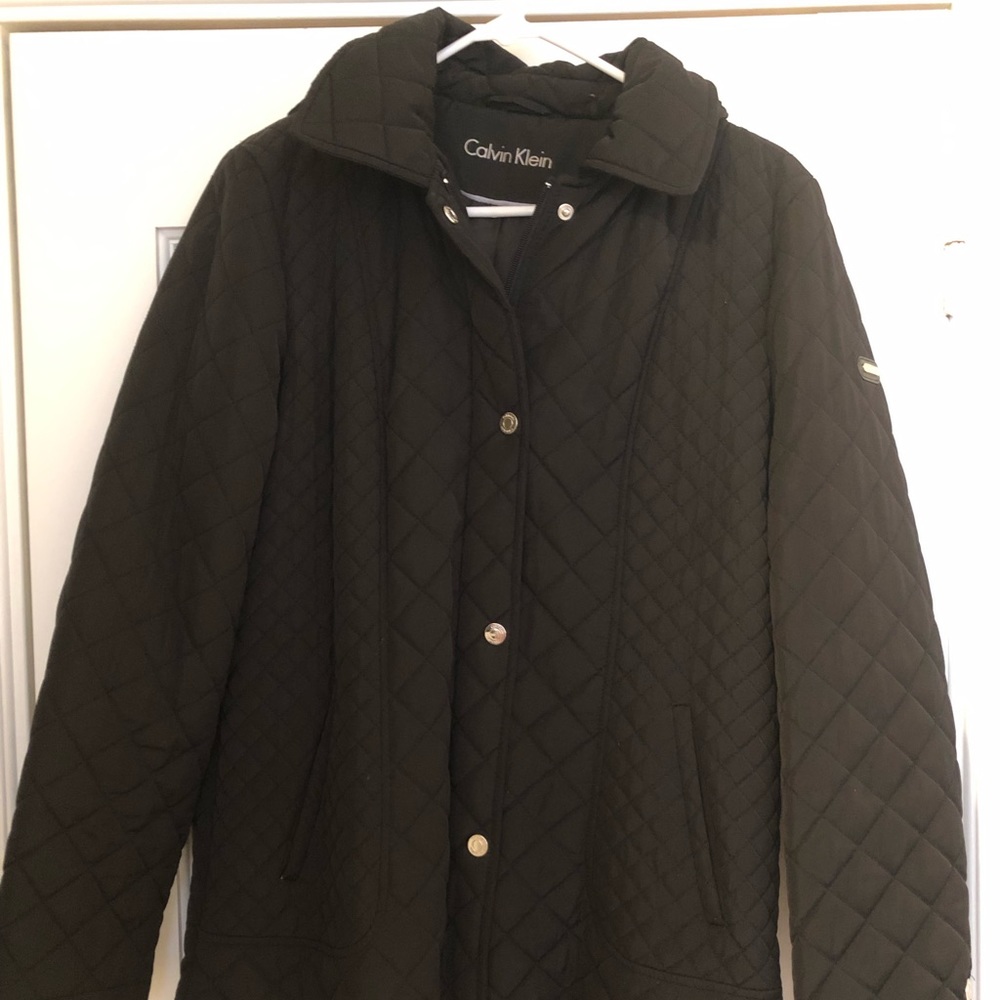 Calvin Klein Black Quilted Jacket